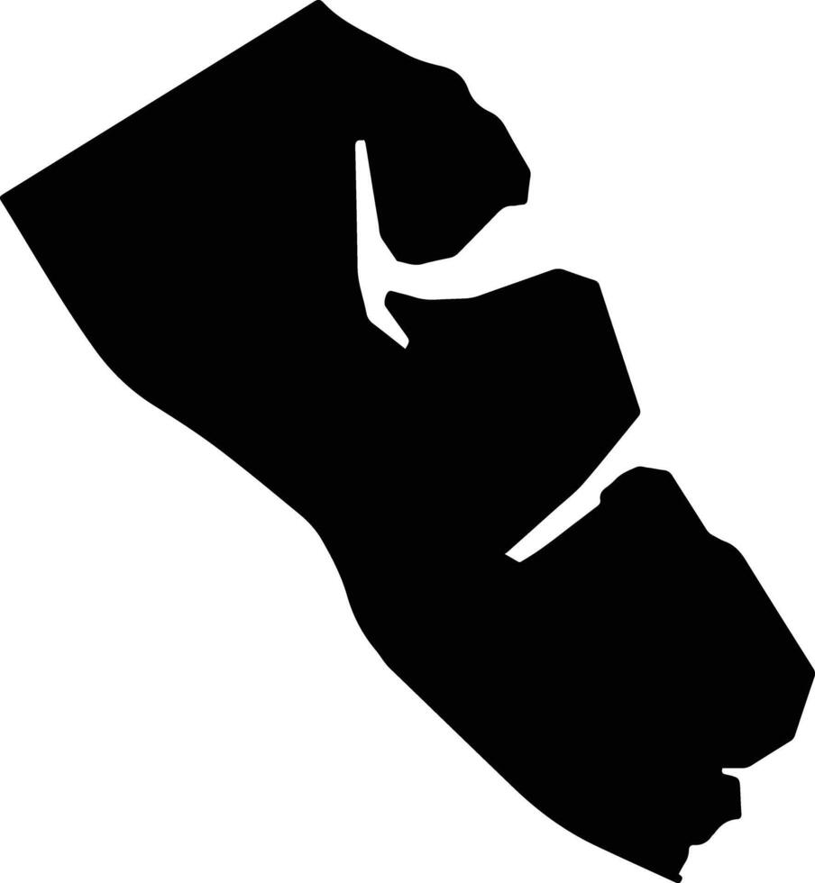 SIMPANG Singapore silhouette map vector