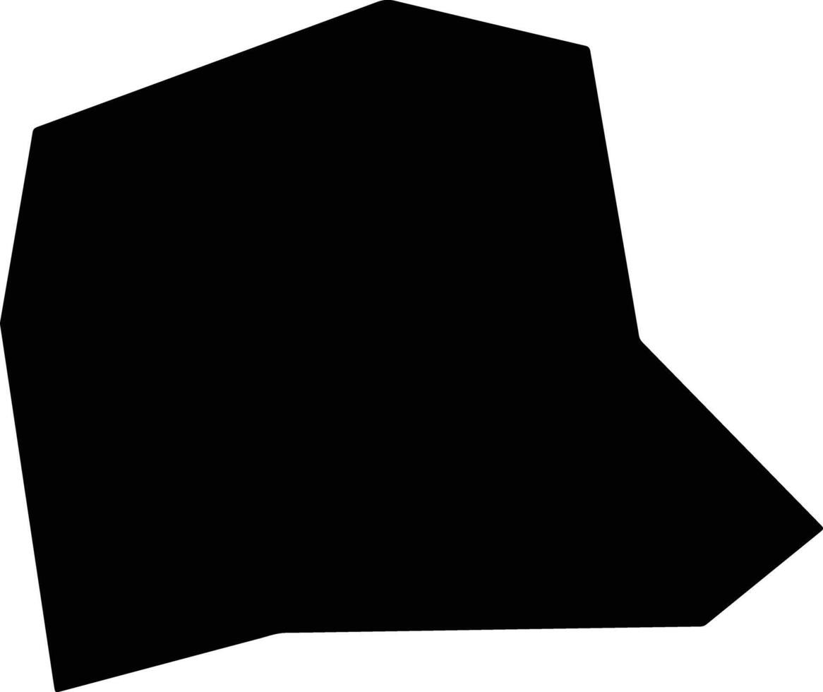 Sinanxian China silhouette map vector