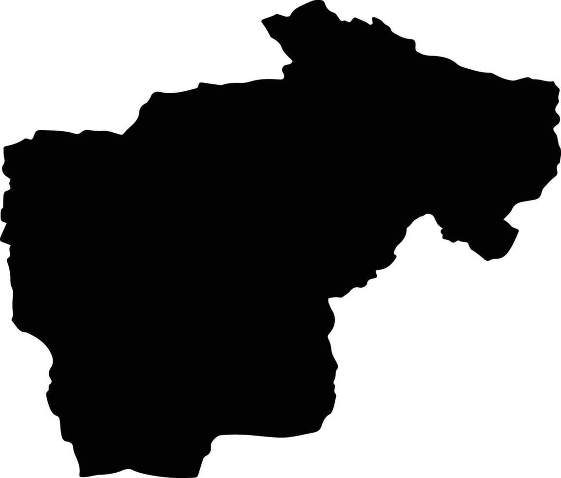 SINCA Romania silhouette map vector