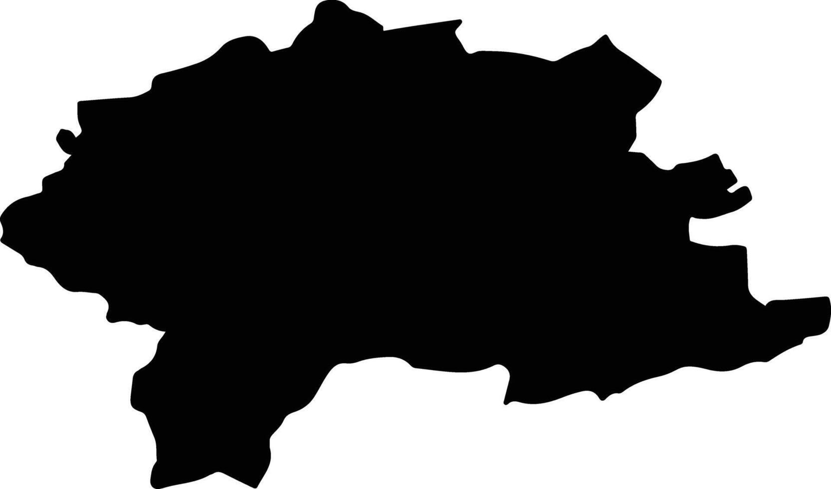 SINTEU Romania silhouette map vector