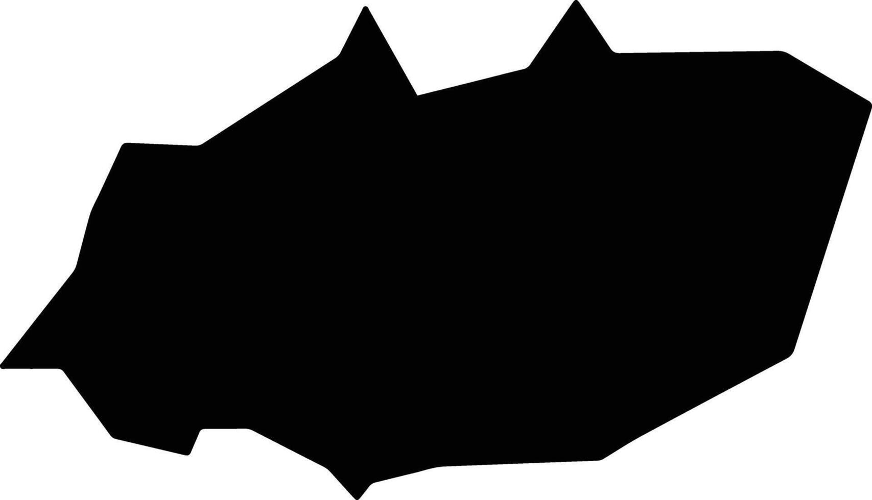 Sipacapa Guatemala silhouette map vector