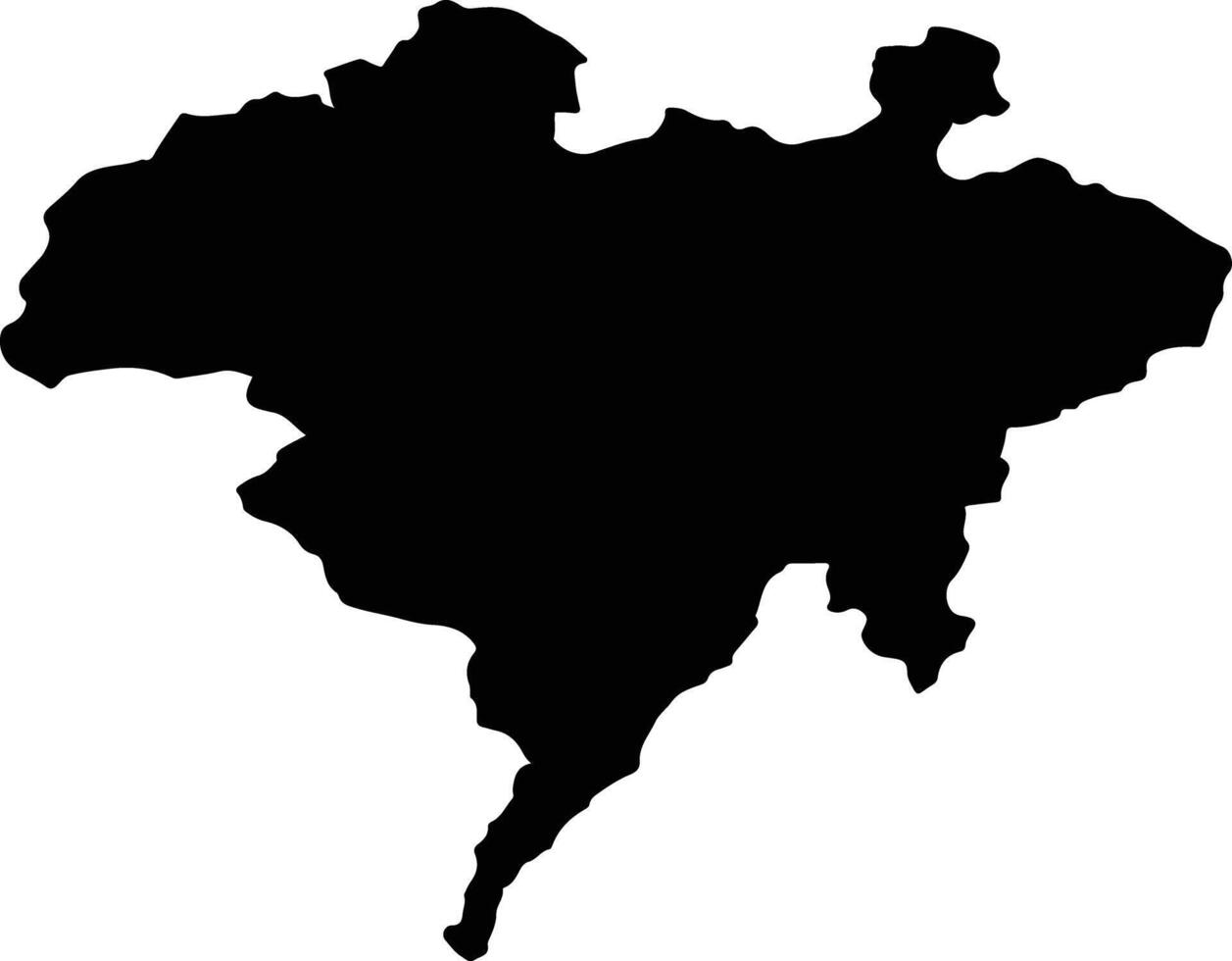 SITA BUZAULUI Romania silhouette map vector