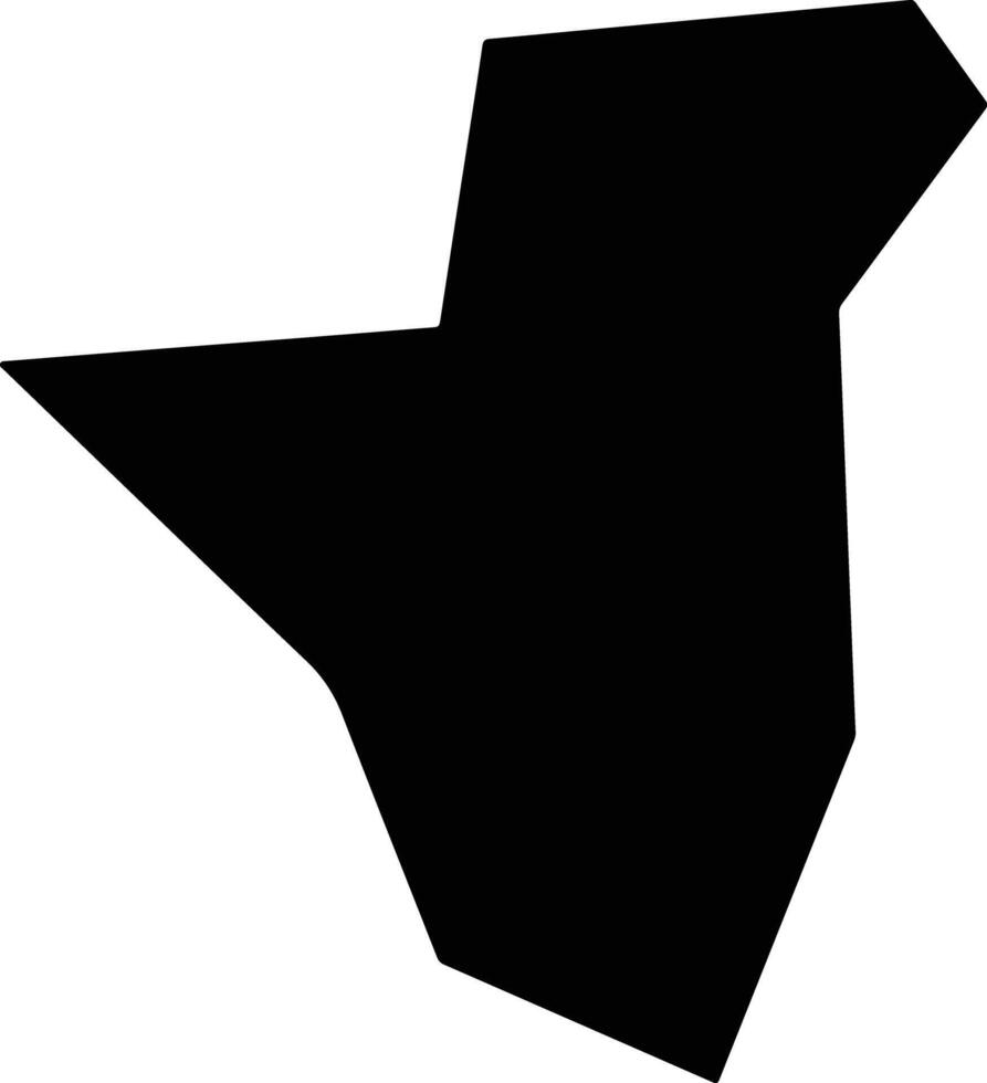Siyangxian China silhouette map vector