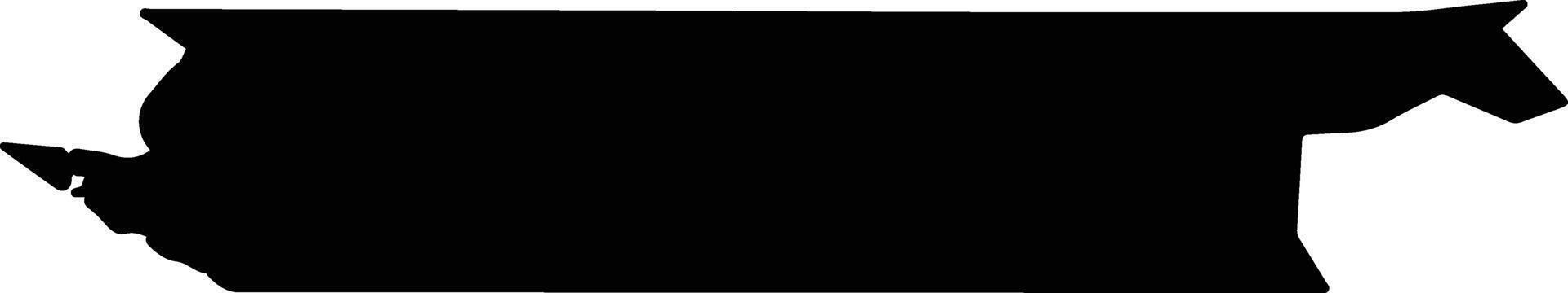 Skagit United States silhouette map vector