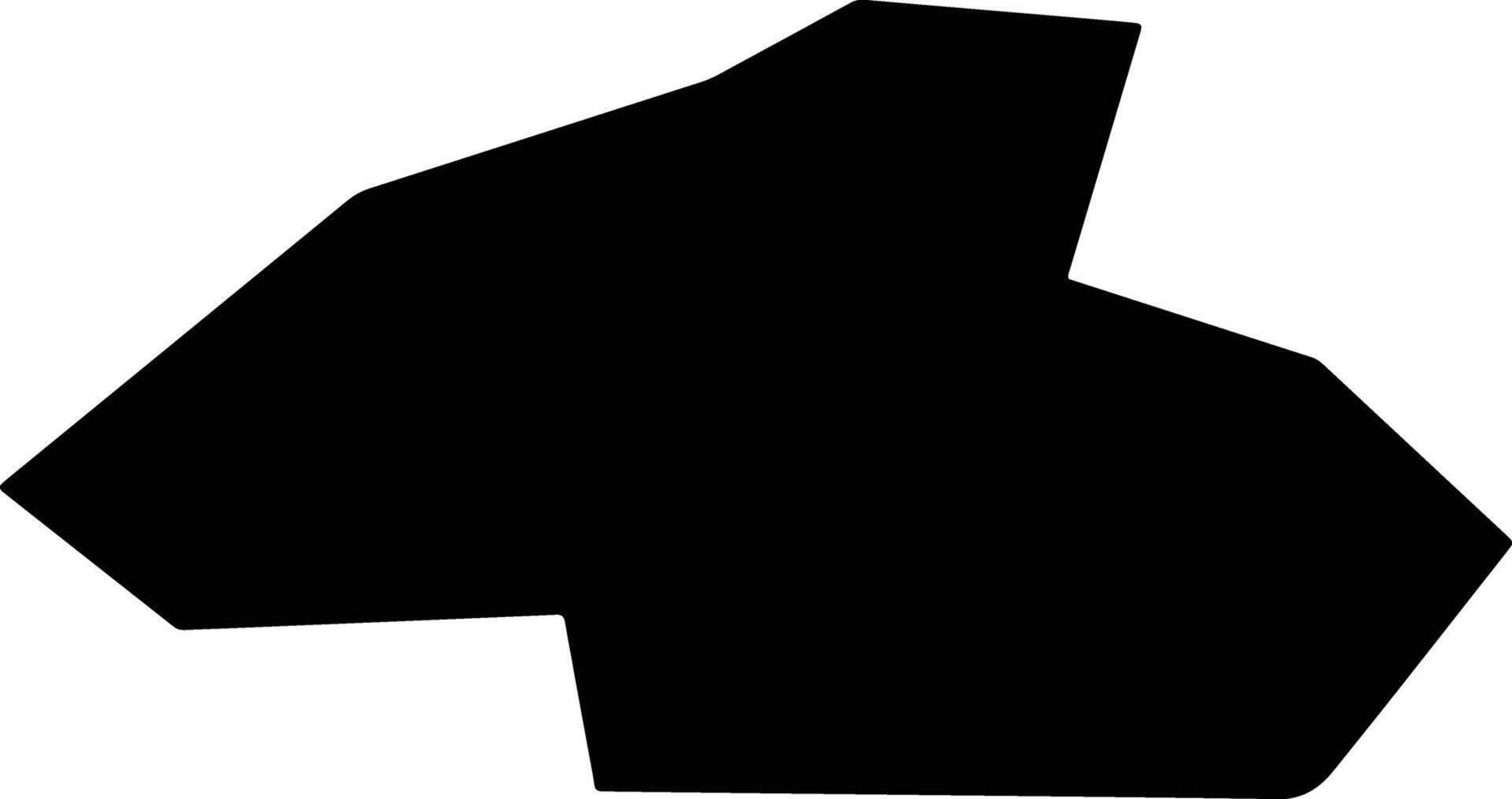 Skanderborg Denmark silhouette map vector