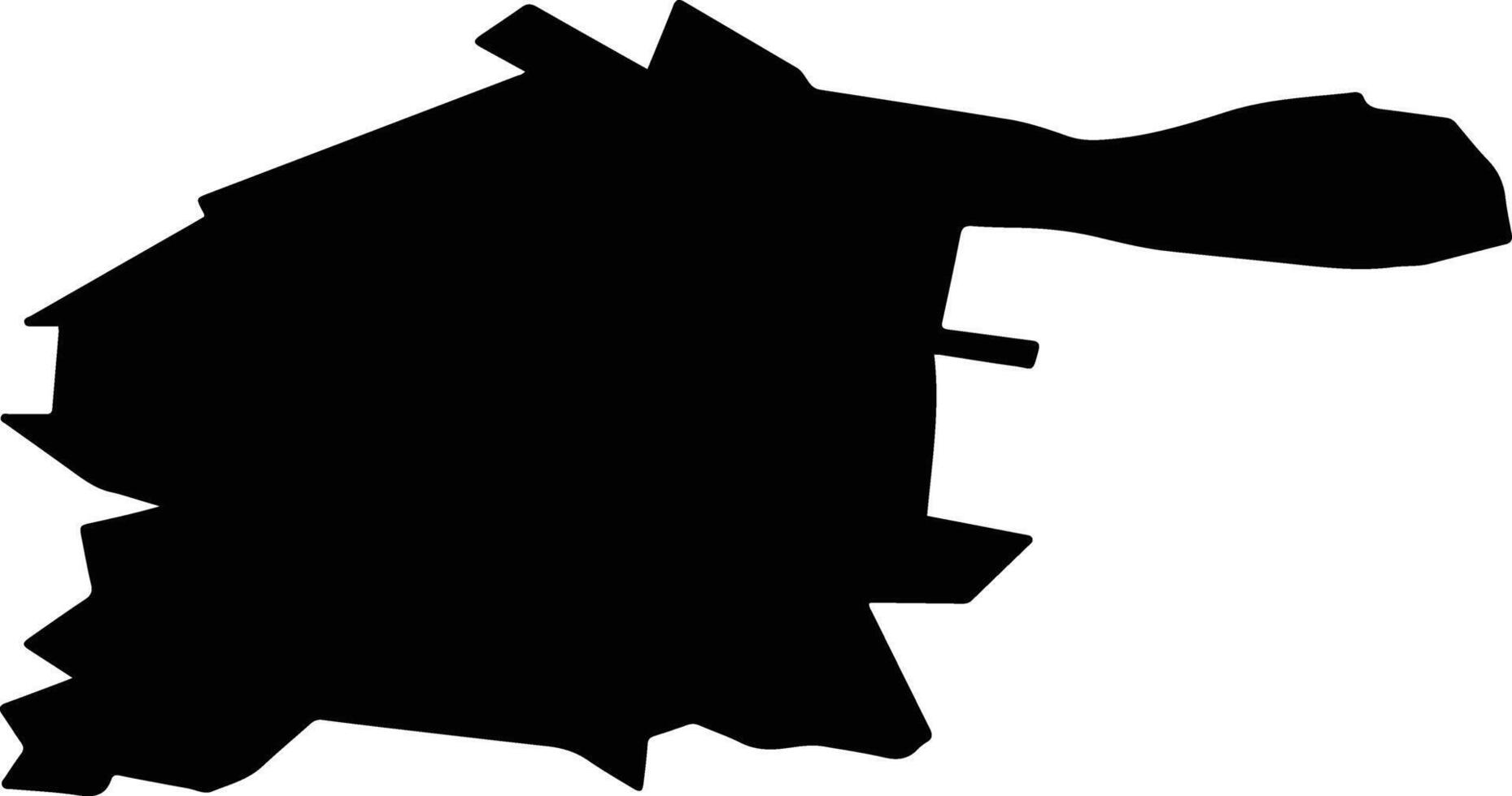 Skierniewice Poland silhouette map vector
