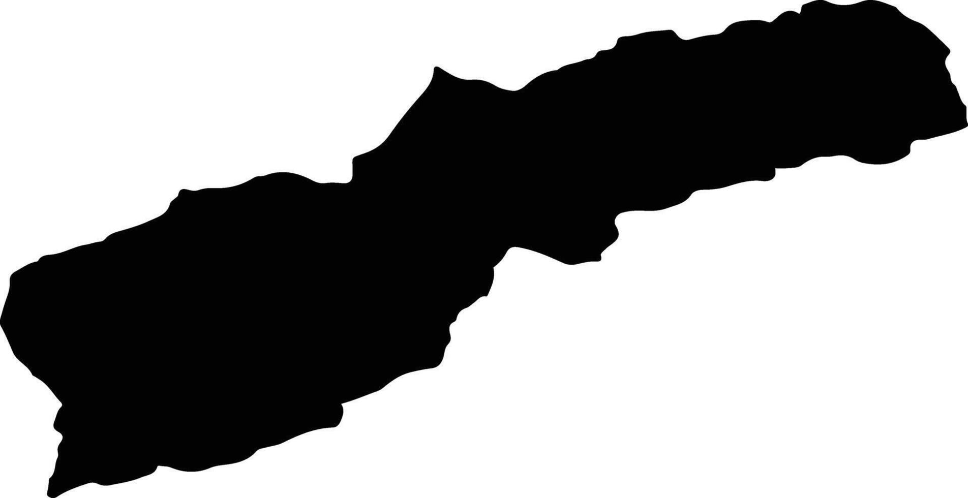 SLANIC MOLDOVA Romania silhouette map vector