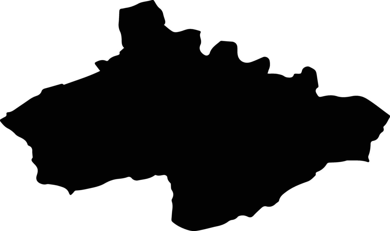 SLATIOARA Romania silhouette map vector