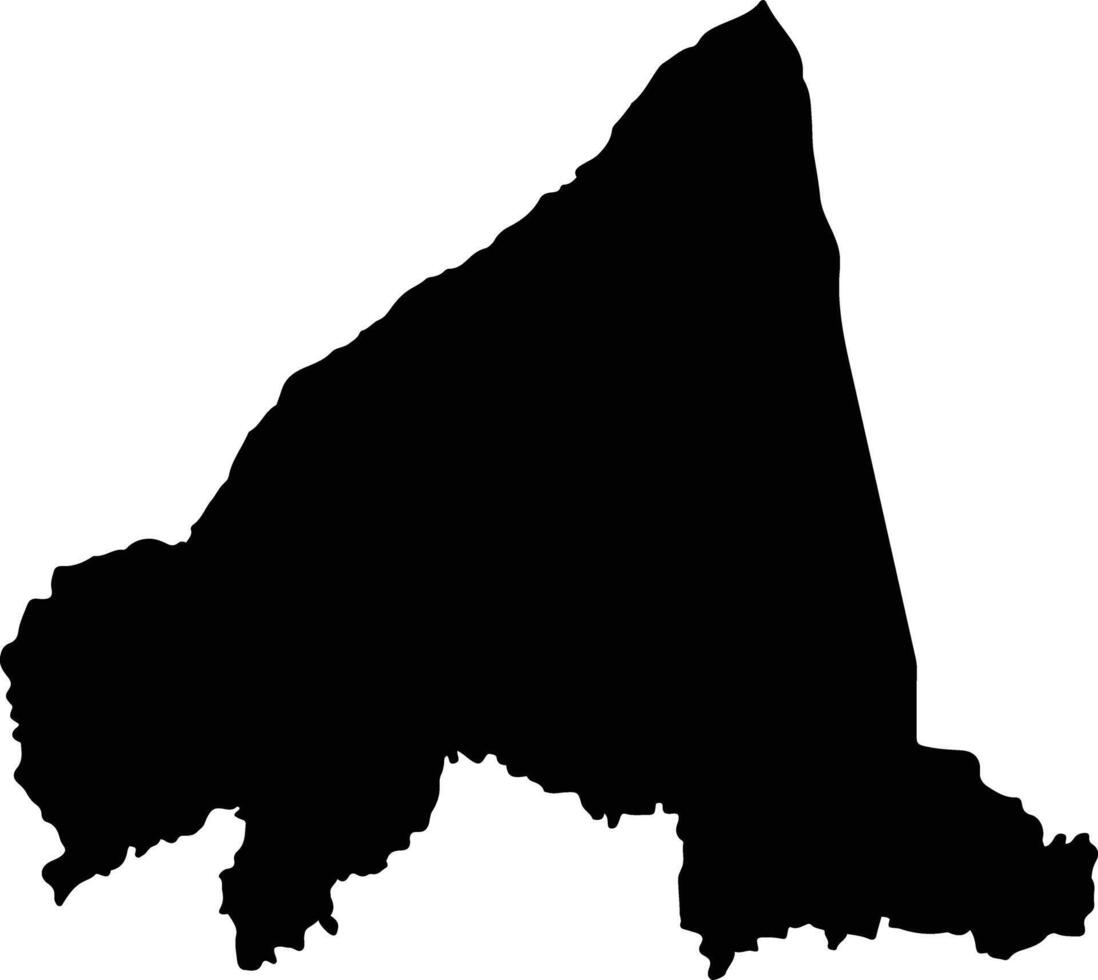 Sleman Indonesia silhouette map vector