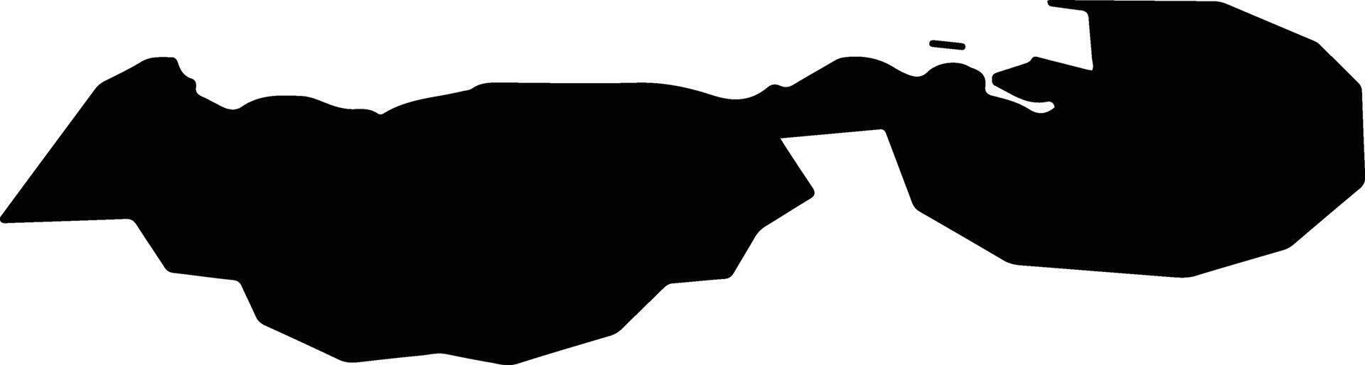 SLIGO STRANDHILL LEA 6 Ireland silhouette map vector