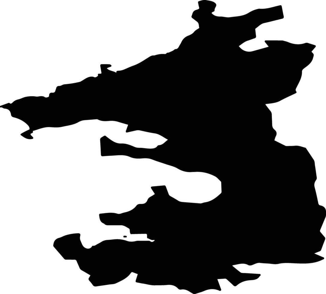 SLIGO DRUMCLIFF LEA 5 Ireland silhouette map vector