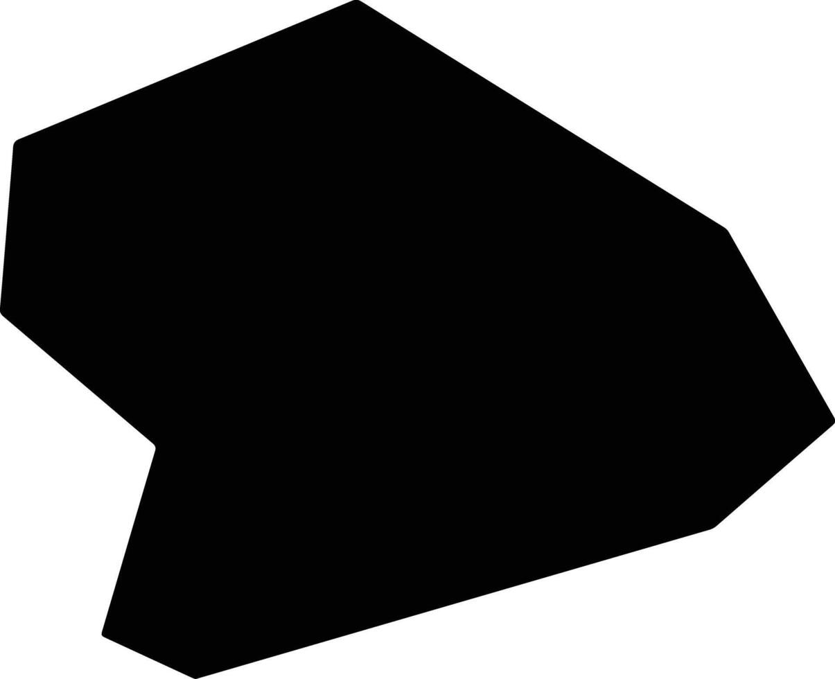 Sloviansk Ukraine silhouette map vector