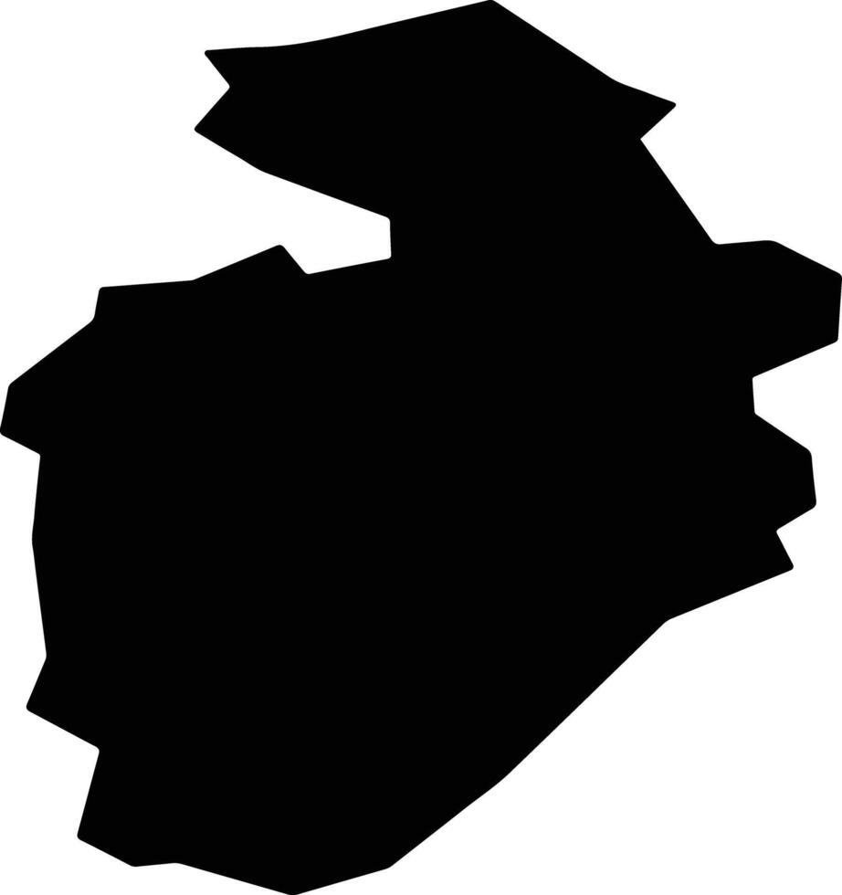 Smarhon Belarus silhouette map vector
