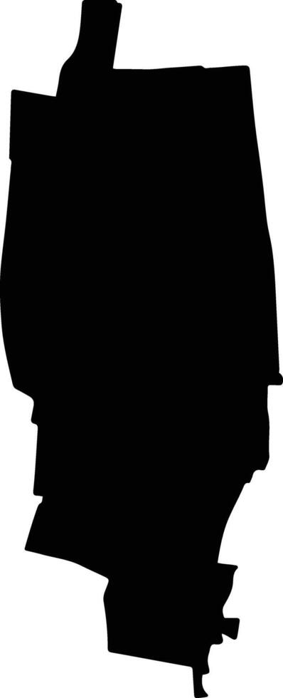SMARDAN Romania silhouette map vector