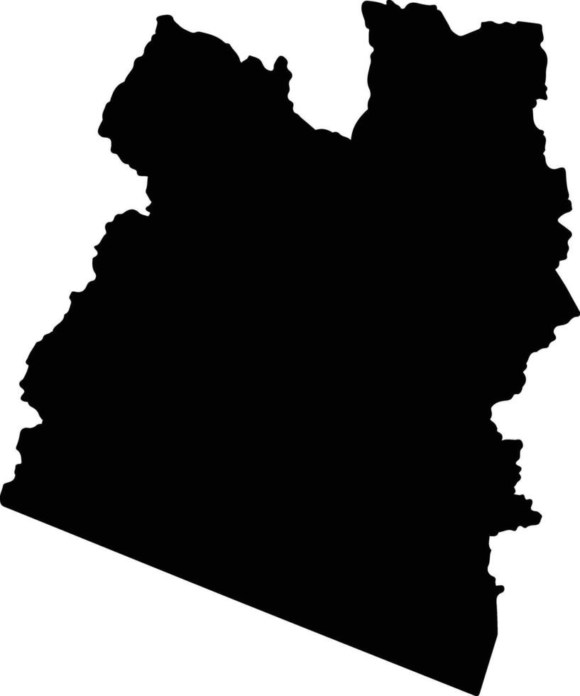 Snowy Monaro Australia silhouette map vector