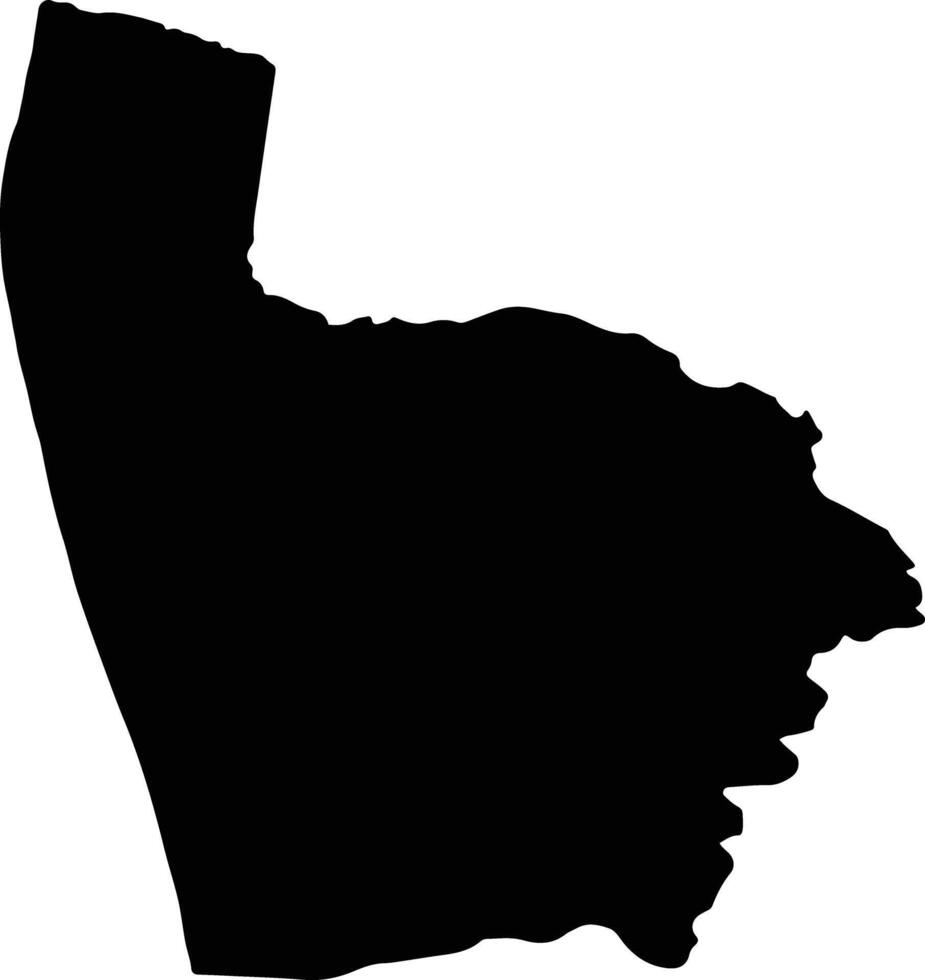 Sobolevsky District Russia silhouette map vector