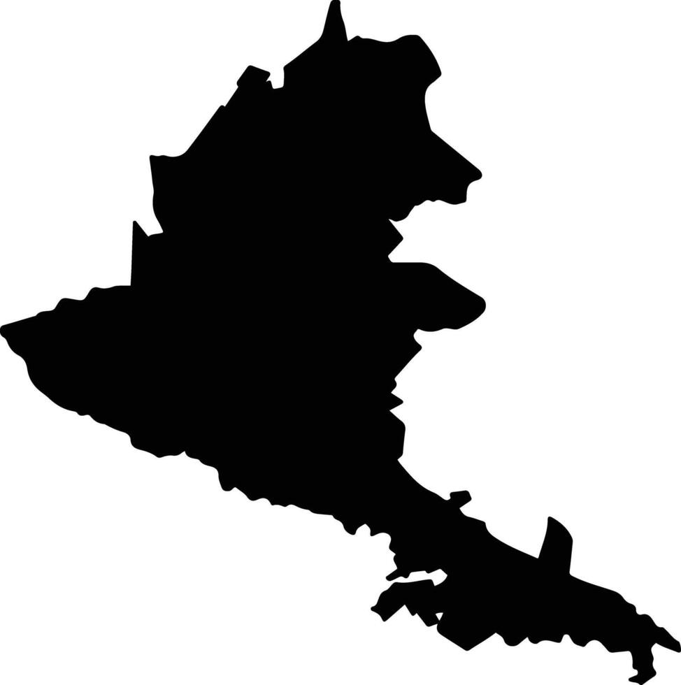 Socoltenango Mexico silhouette map vector