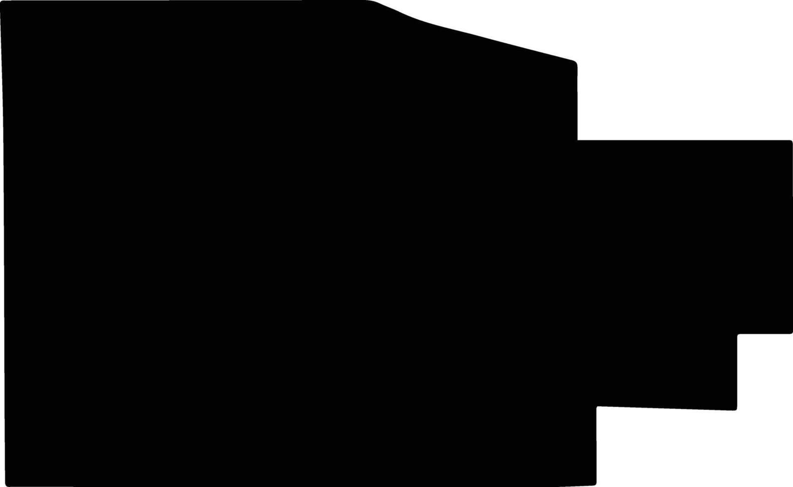 Socorro United States silhouette map vector