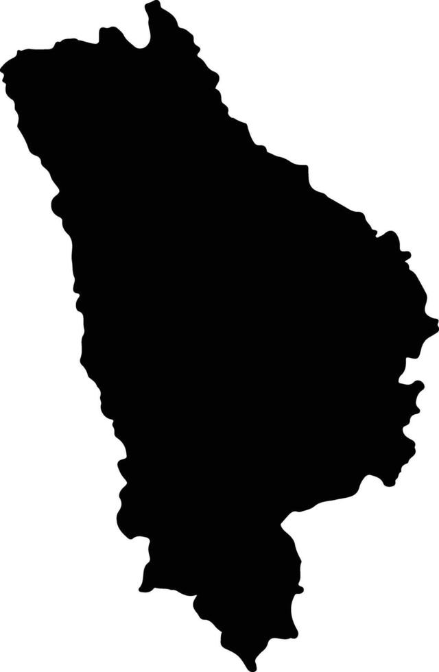 Soem Ngam Thailand silhouette map vector