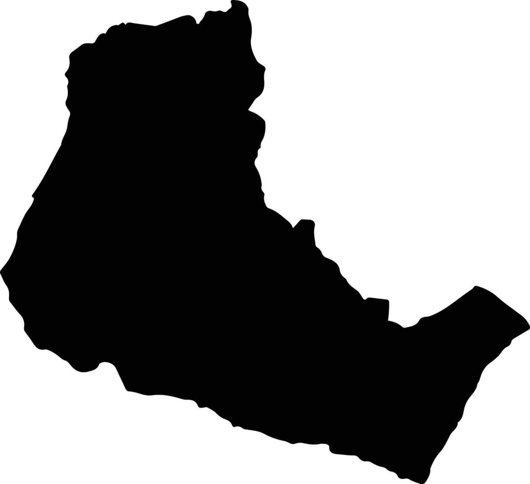 Sogamoso Colombia silhouette map vector