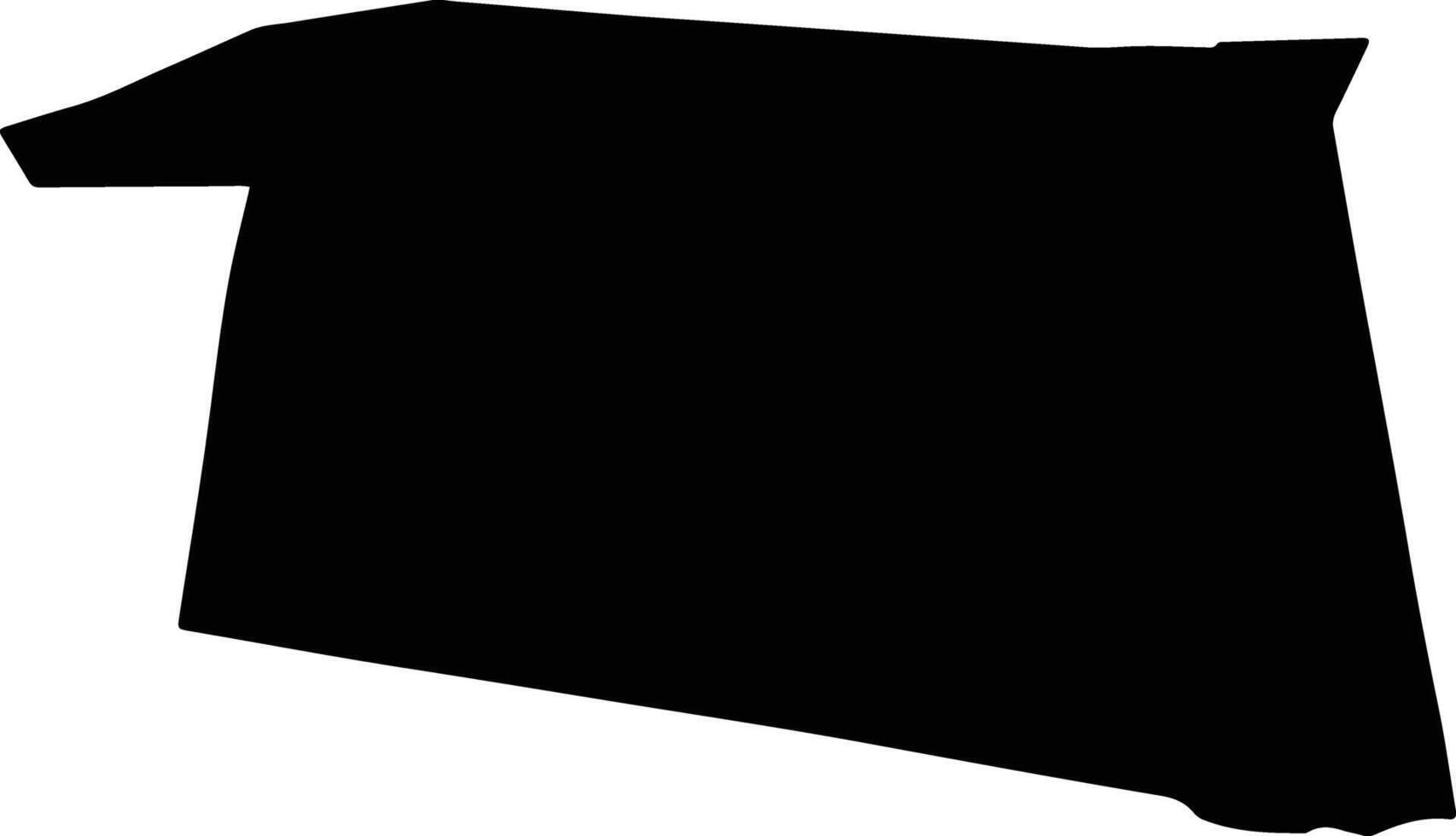 SOFRONEA Romania silhouette map vector