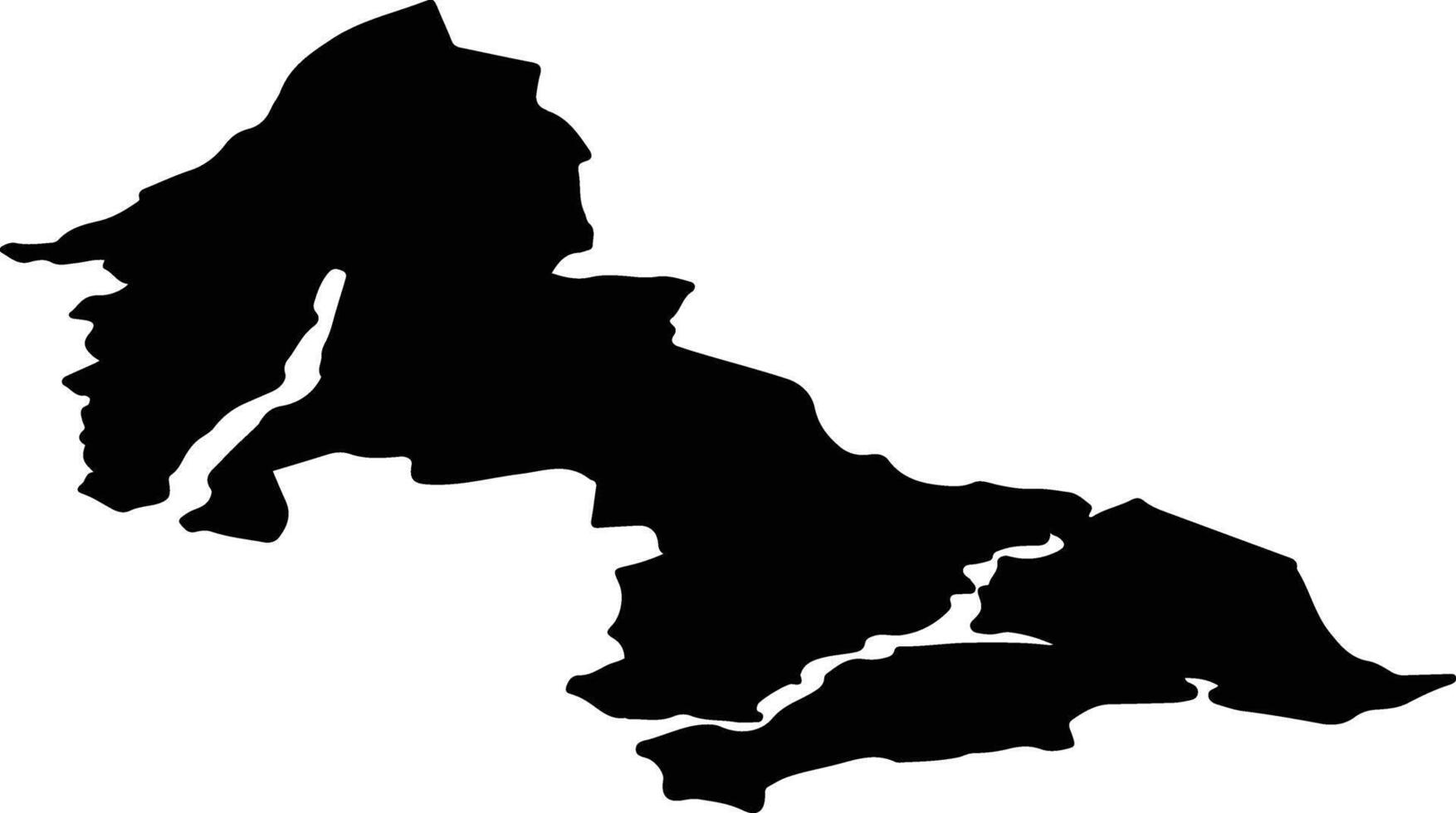 Sogndal nor Norway silhouette map vector