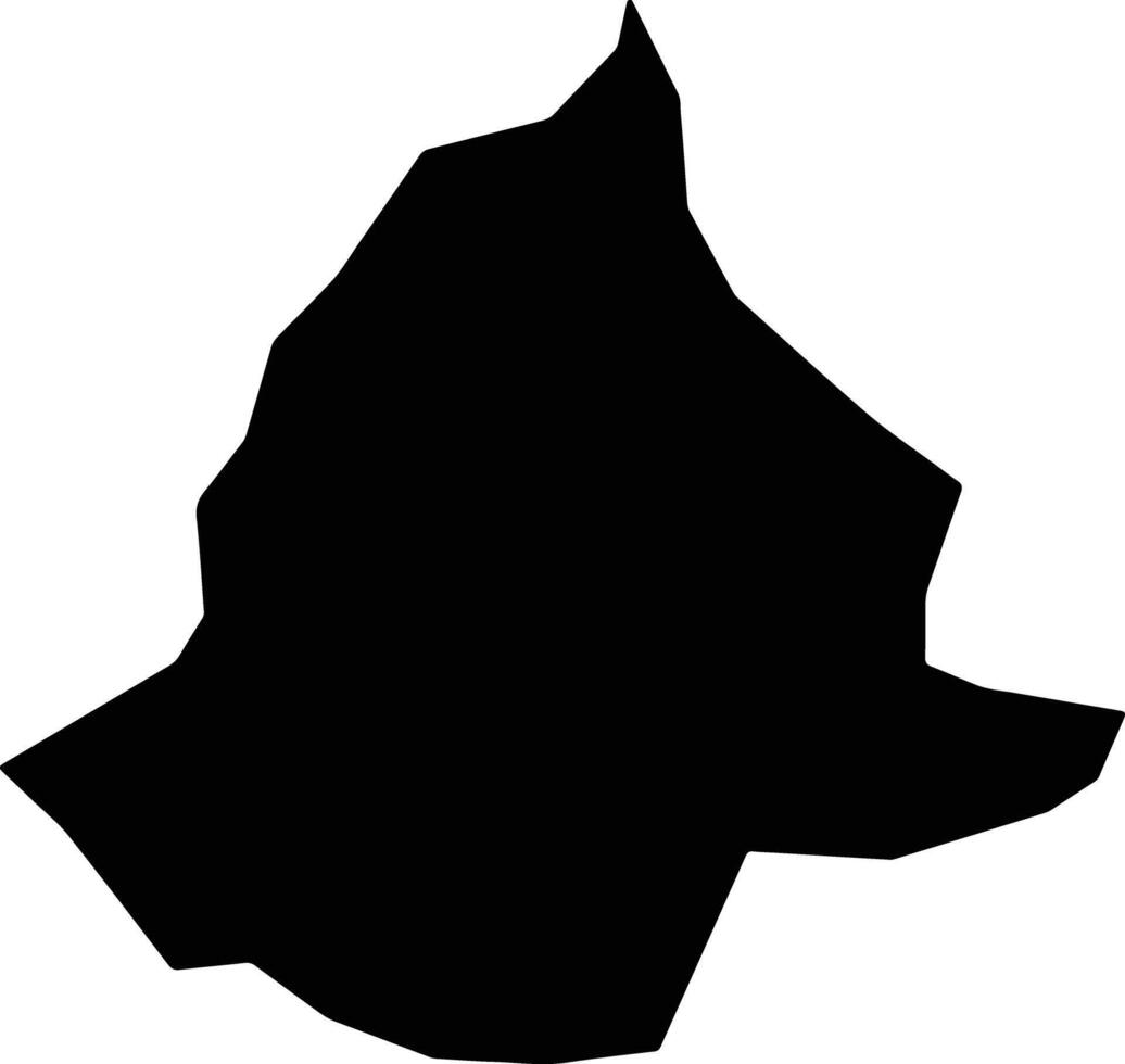 Sohung North Korea silhouette map vector