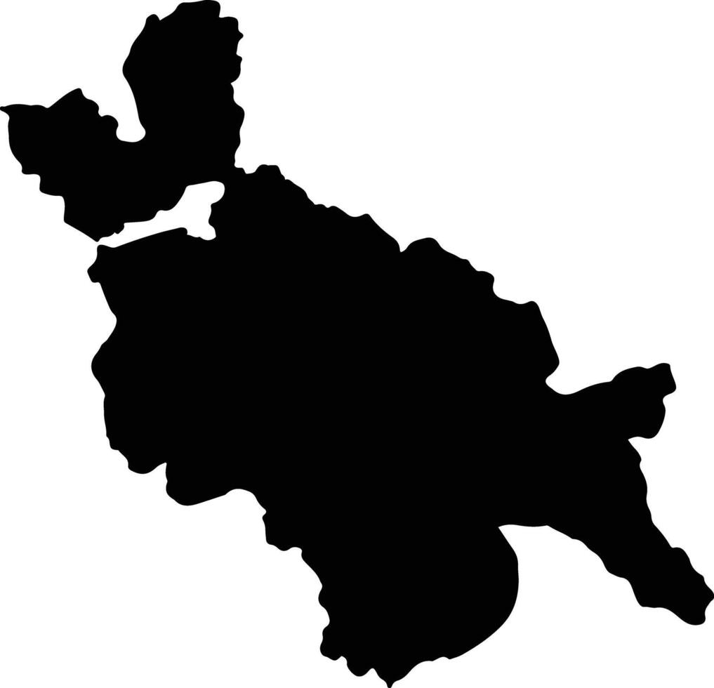 Solok Indonesia silhouette map vector