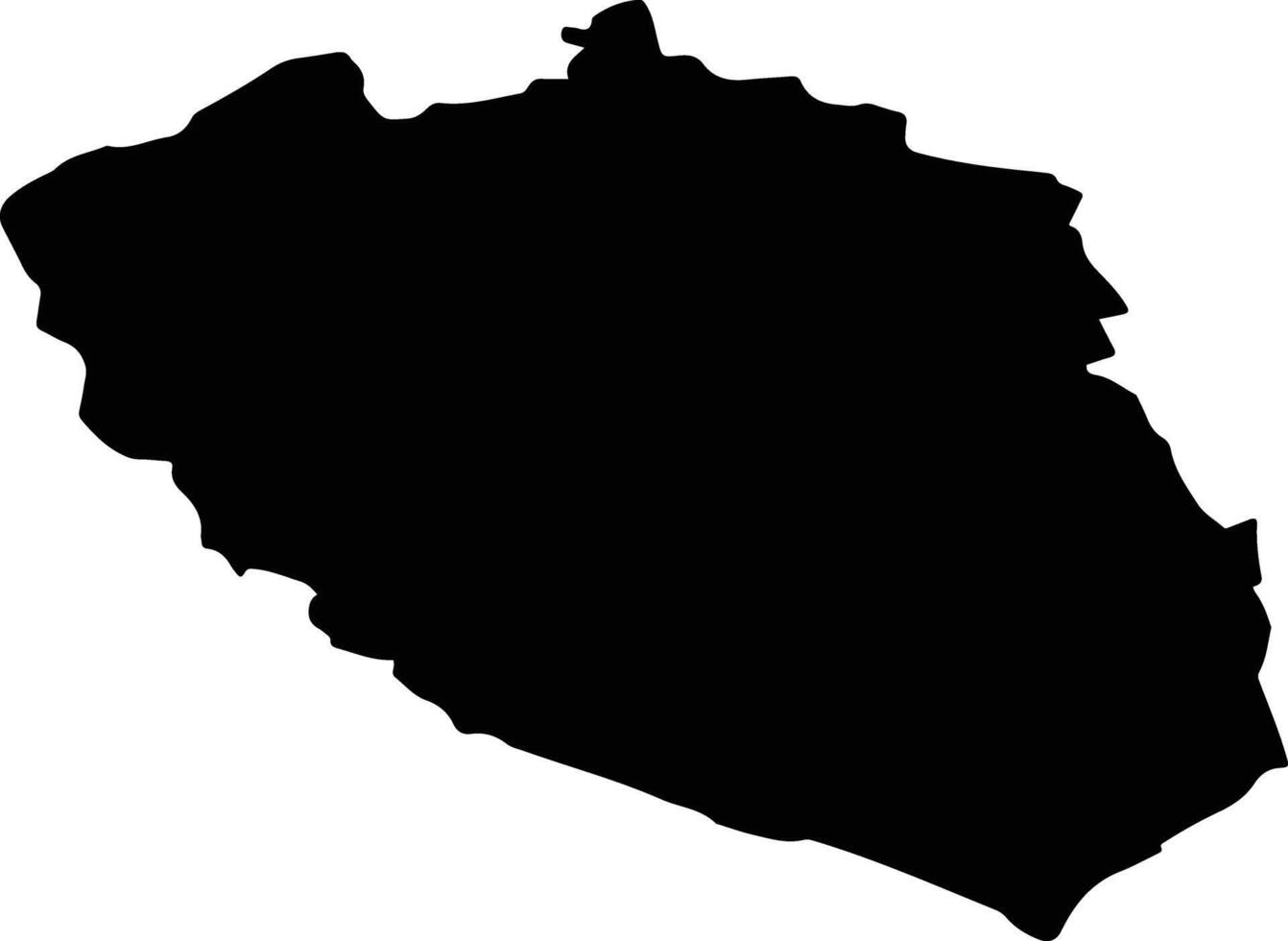SOLONT Romania silhouette map vector