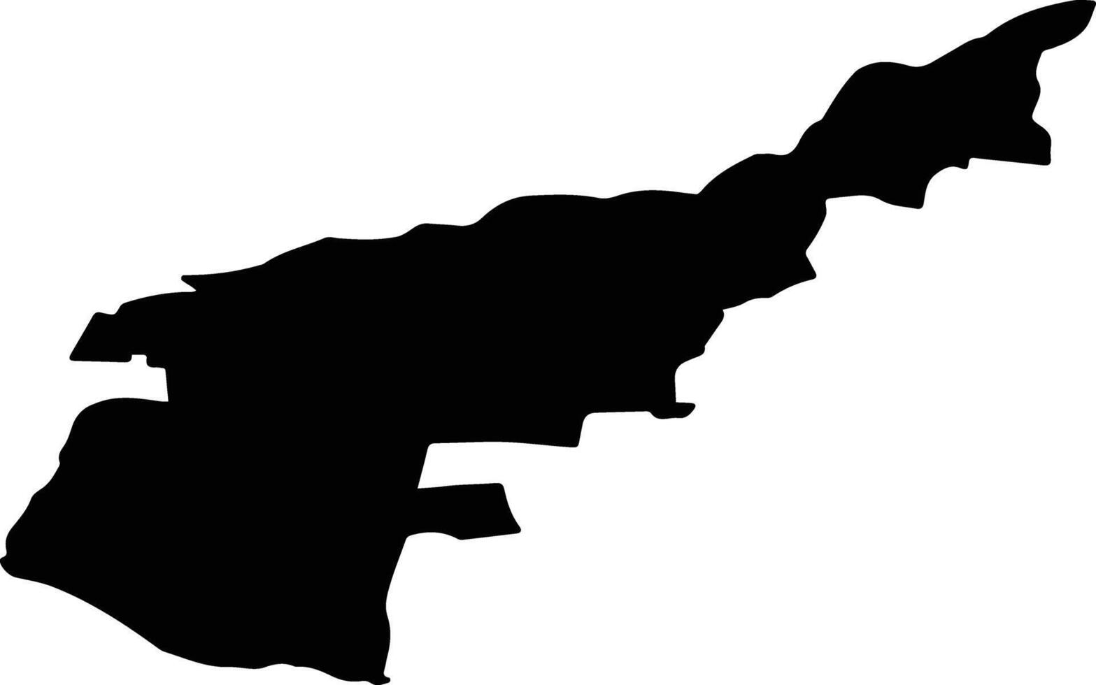 SOLOVASTRU Romania silhouette map vector
