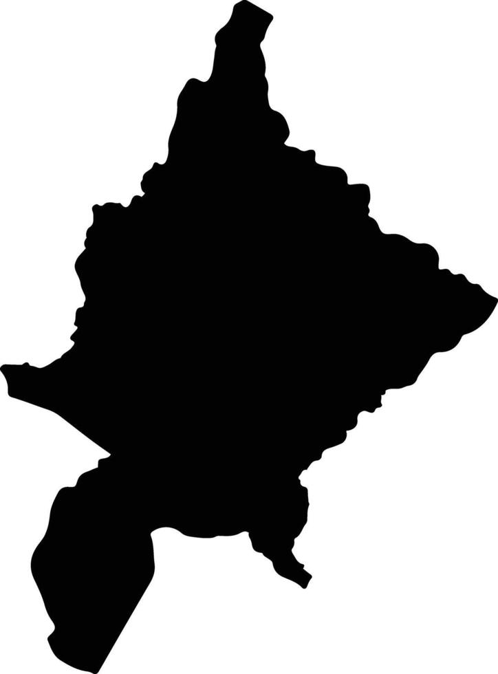 Somdet Thailand silhouette map vector