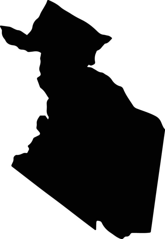 Somerton Jamaica silhouette map vector