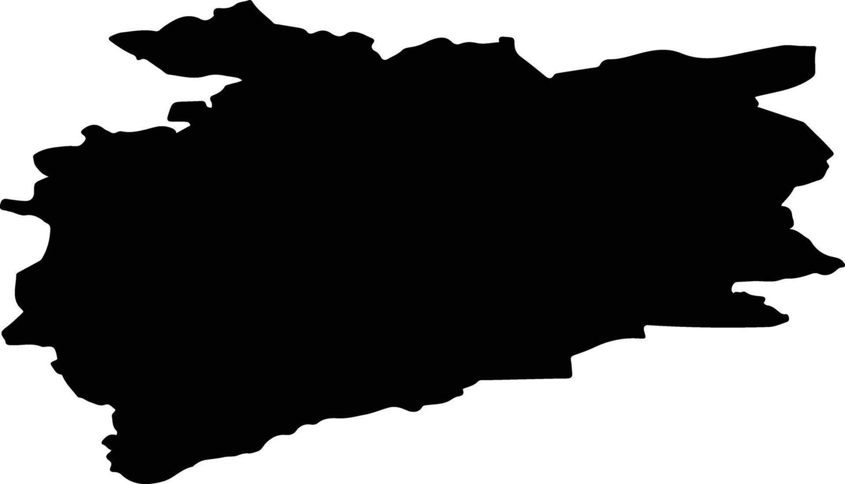 Somerpalu vald Estonia silhouette map vector
