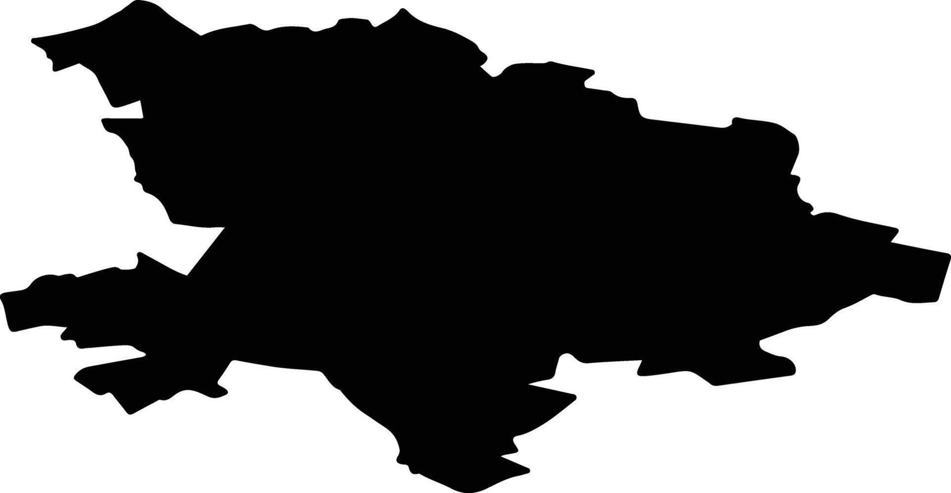 Someru vald Estonia silhouette map vector