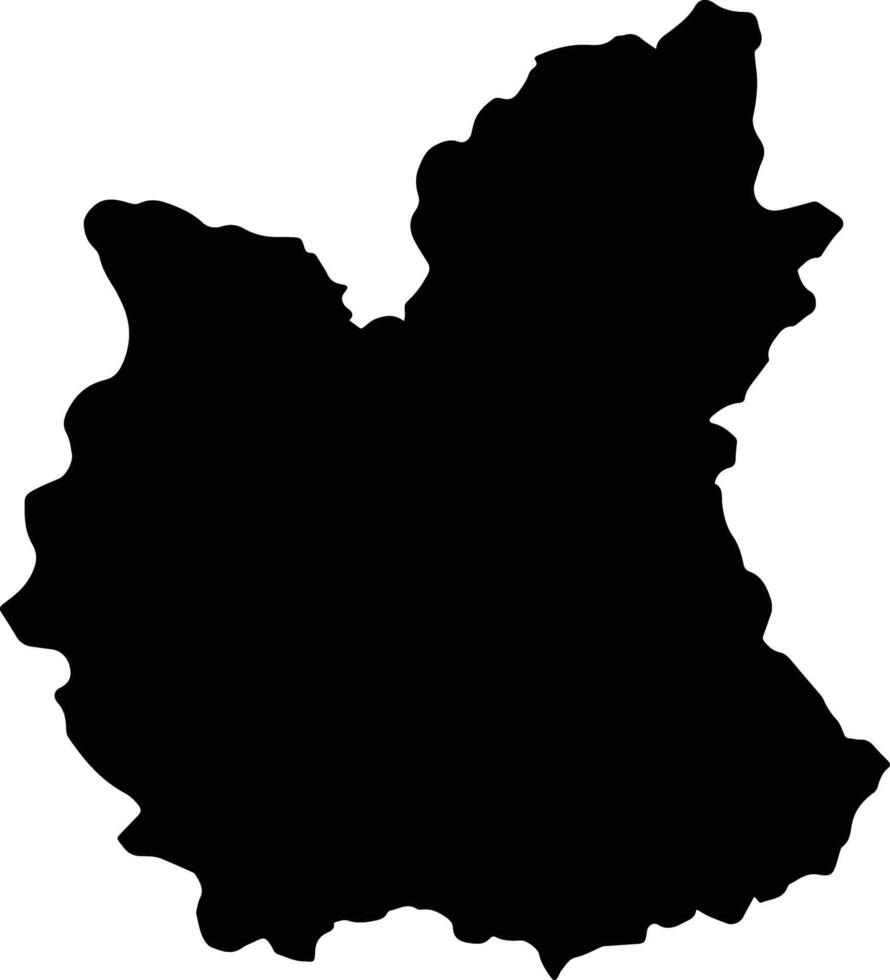 Son Duong Vietnam silhouette map vector