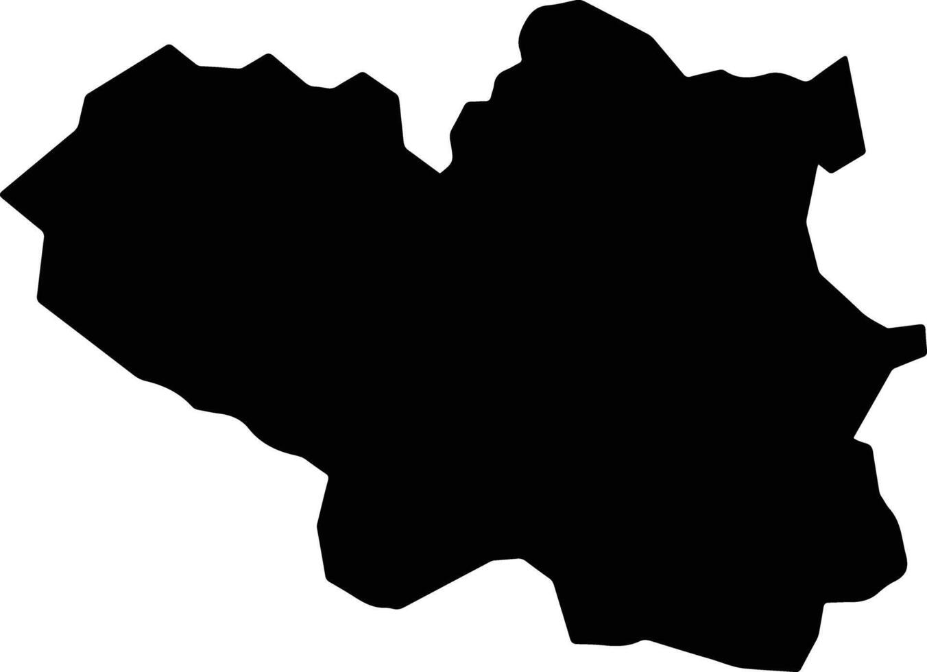 Song Cong Vietnam silhouette map vector