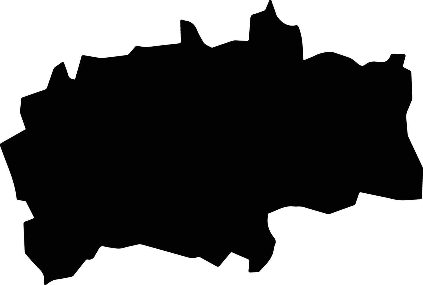Song Nigeria silhouette map vector