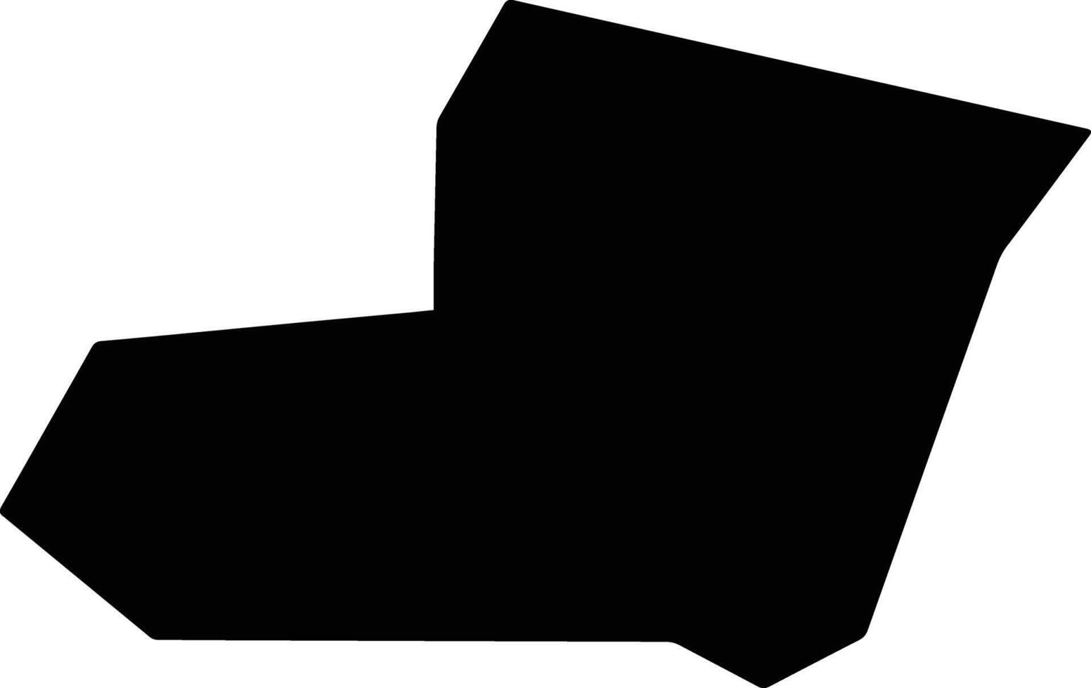 Songzixian China silhouette map vector