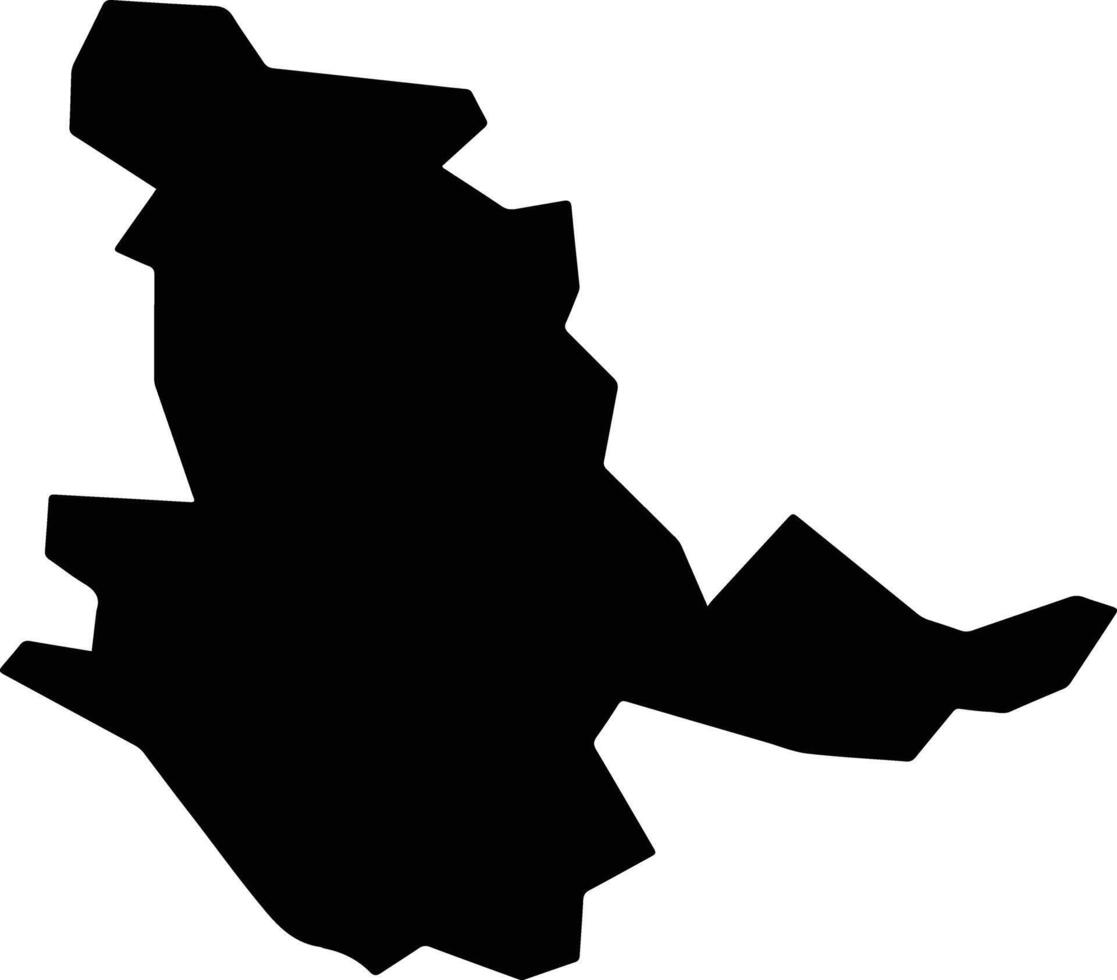 Soo Japan silhouette map vector