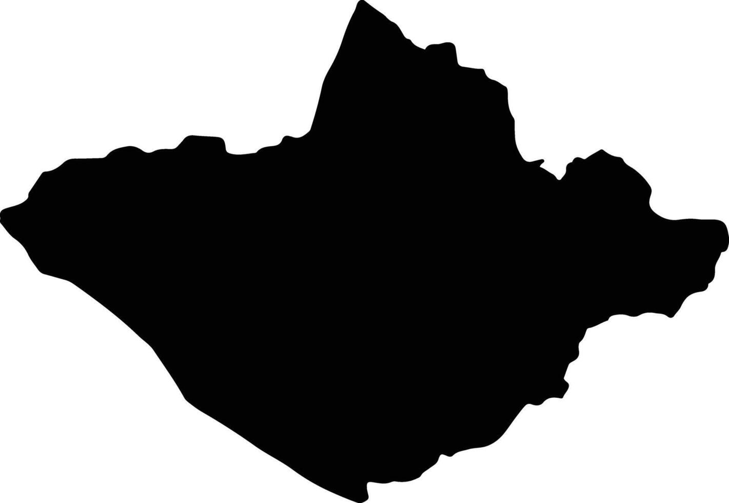 Sopbao Laos silhouette map vector