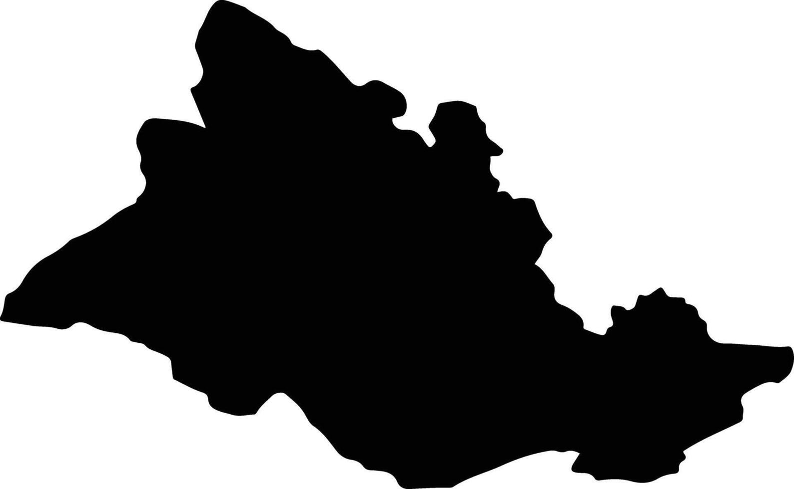 SOPOTU NOU Romania silhouette map vector