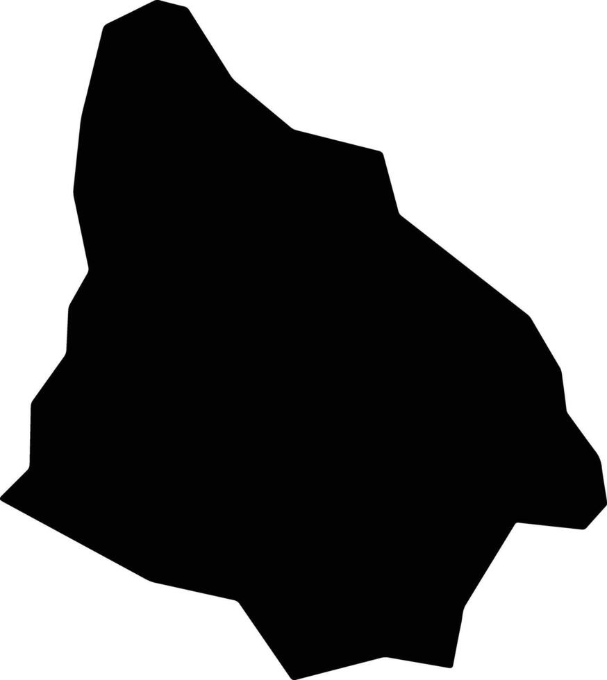 Soroti Uganda silhouette map vector