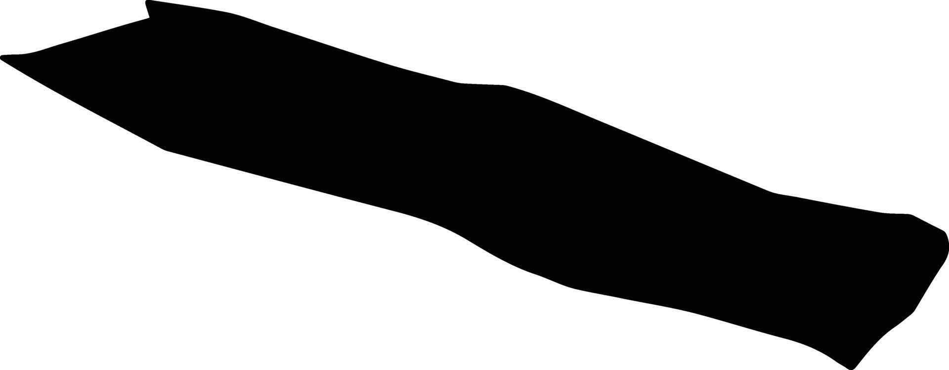 Sorsele Sweden silhouette map vector
