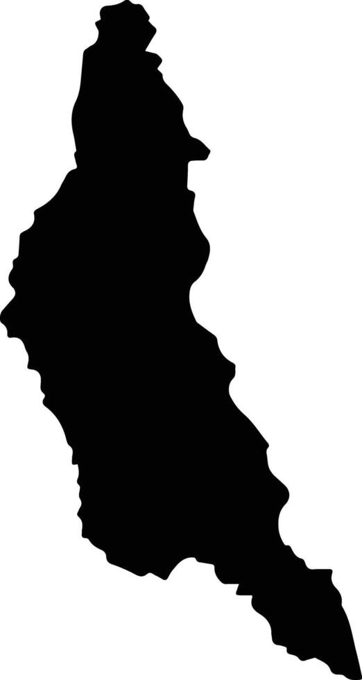 Sorriso Brazil silhouette map vector