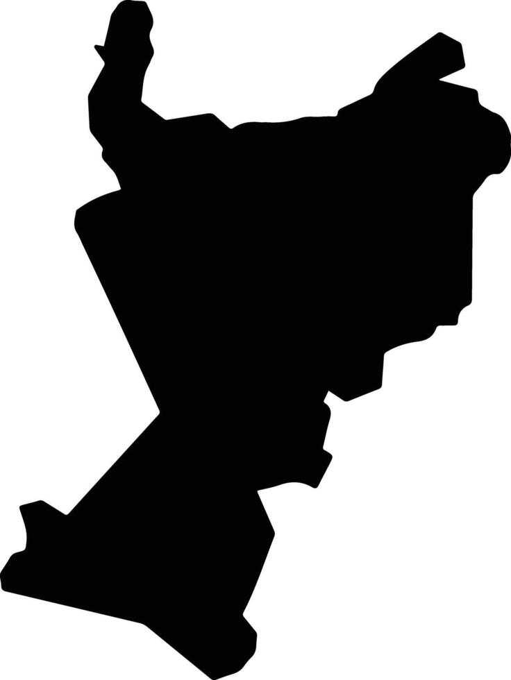 Sotik Kenya silhouette map vector