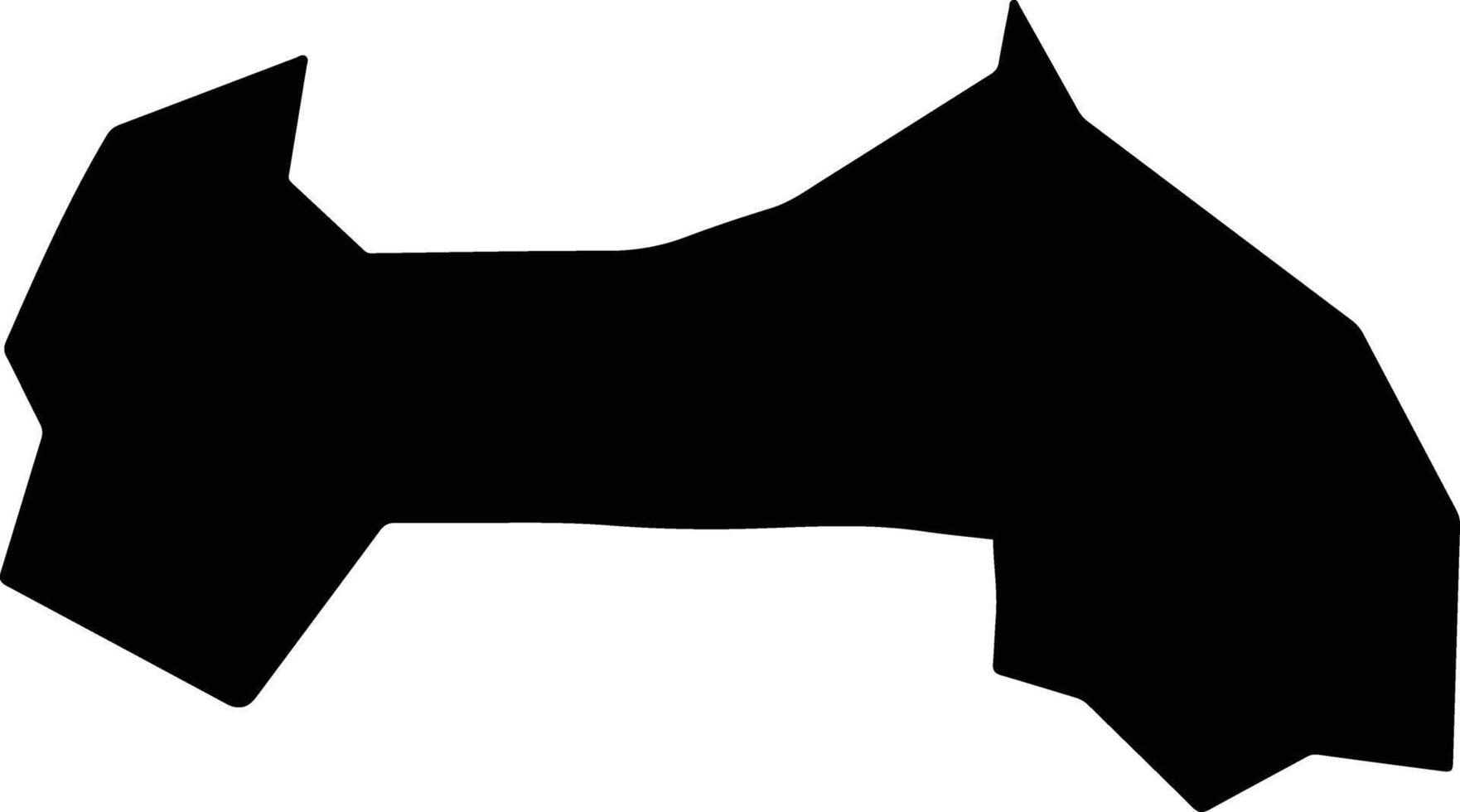Sotira Lemesou Cyprus silhouette map vector
