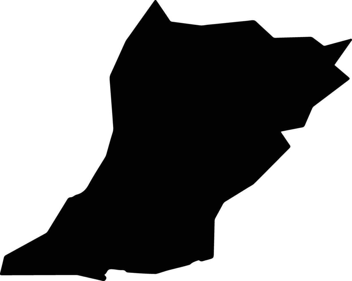 Sour Lebanon silhouette map vector