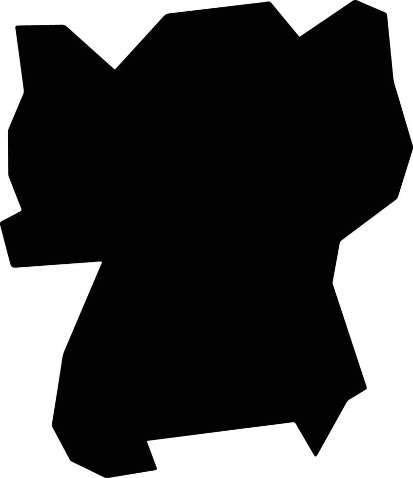Sousa Brazil silhouette map vector