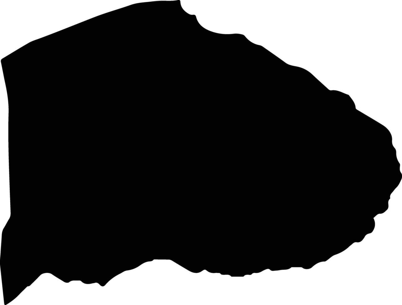 South East Ambrym Vanuatu silhouette map vector