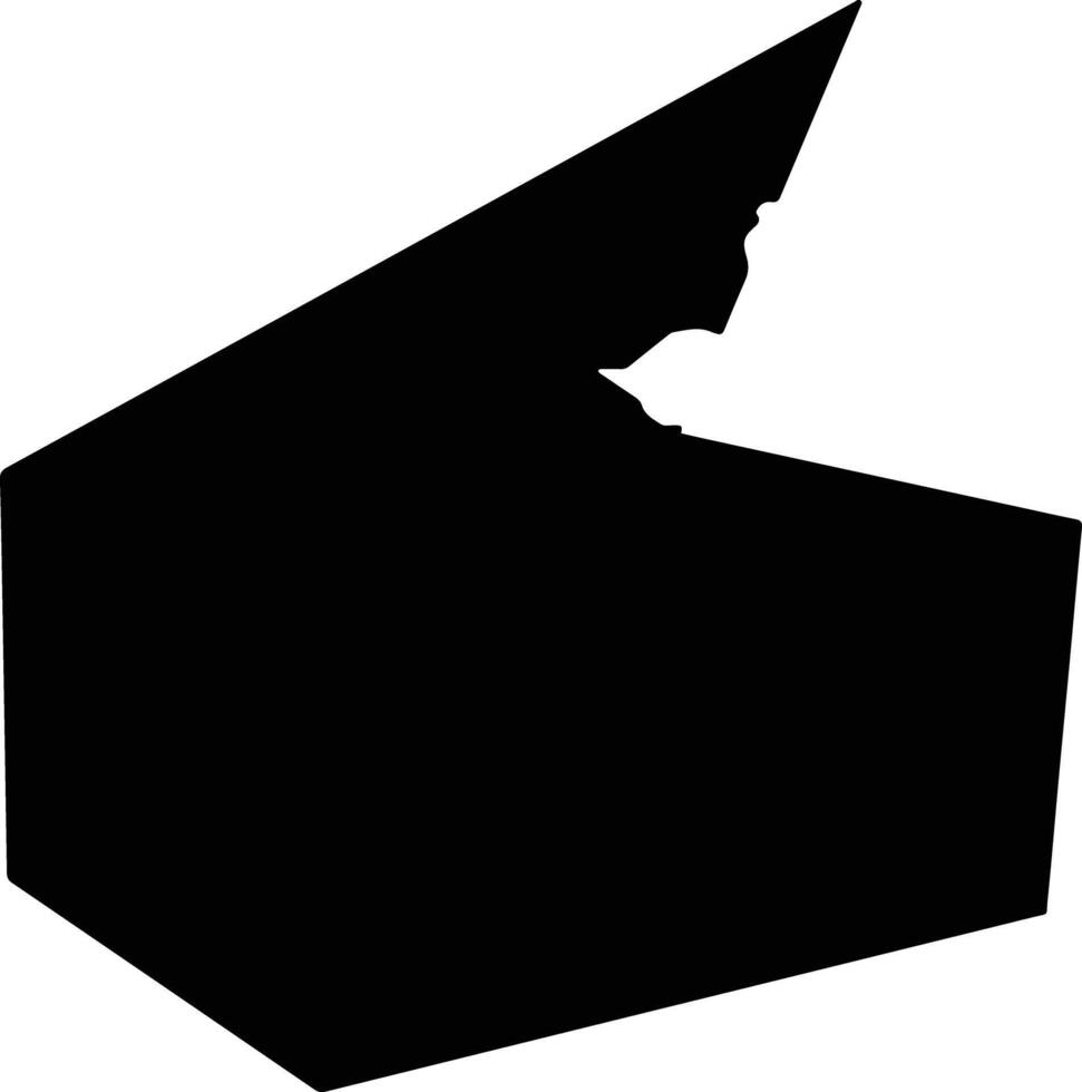 Sovietsky Ukraine silhouette map vector